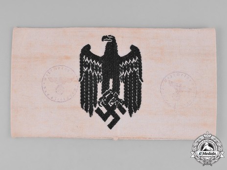 German Army Recruiting Office Armband Obverse