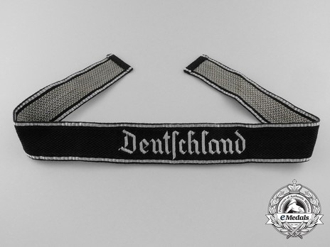 SS Deutschland Officer Cuff Title (flatwire form 1 version) Obverse