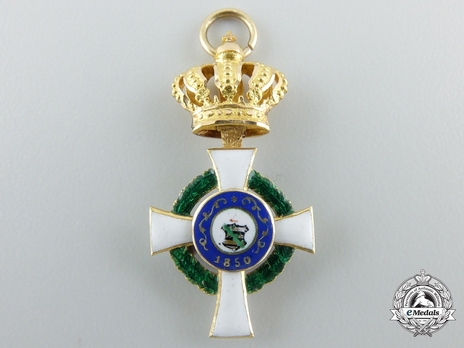 Albert Order, Type I, Civil Division, I Class Commander Miniature Reverse