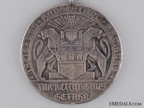 Life Saving Medal (1908-1917) Obverse