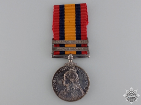 Silver Medal (minted without date, with "SOUTH AFRICA 1902" and "CAPE COLONY" clasps) Obverse