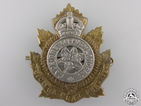 Cape Breton Highlanders Other Ranks Cap Badge Obverse
