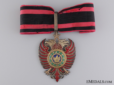 Order of Skanderbeg, Type I, Commander's Cross Obverse