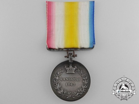Silver Medal (for Candahar) Reverse
