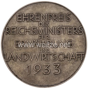 Honour Prize of the Reich Minister for Food and Agriculture Reverse