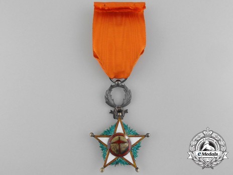 Order of Ouissan Alaouite, Type II, II Class Grand Officer Neck Badge Reverse