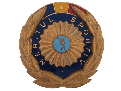 Order of Sport Merit, III Class Breast Star Obverse