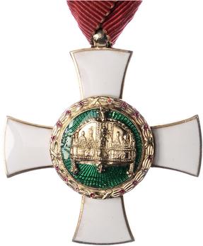 Order of the Holy Crown, Knight, Civil Division Obverse