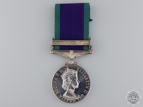 Silver Medal (with "SOUTH ARABIA" clasp) Obverse
