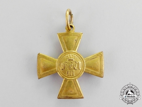 Officers' Long Service Decoration, Cross for 25 Years, Type I Obverse