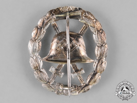Wound Badge, in Silver Reverse