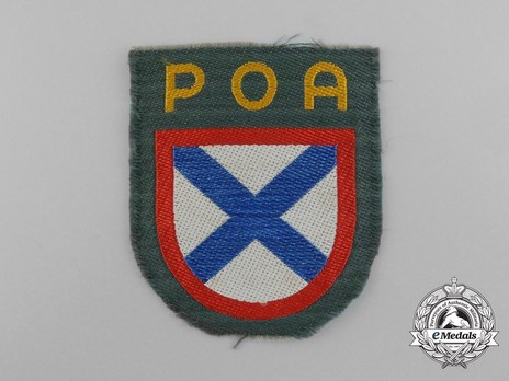 German Army Russian Army of Liberation Sleeve Insignia Obverse