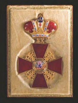 Order of St. Anne, Type II, Civil Division, II Class Cross (with Imperial Crown, by Kammerer & Keibel)