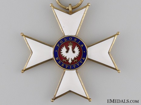 Order of Polonia Restituta, Commander with Star (1921-1939) Obverse