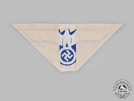 Kriegsmarine White Uniform Embroidered Breast Eagle (Machine-Embroidered) Reverse
