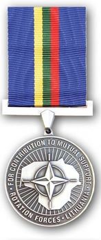  Lithuanian Armed Forces Medal for Contribution to Mutual Support Obverse