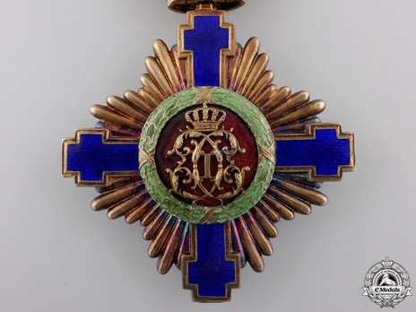 The Order of the Star of Romania, Type I, Civil Division, Grand Officer's Cross Reverse