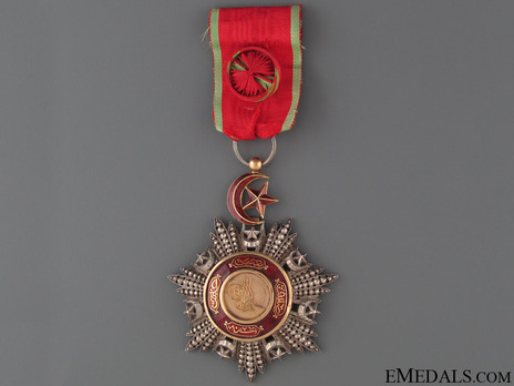 Order of Medjidjie, Civil Division, IV Class Obverse
