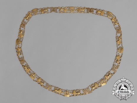Royal Guelphic Order, Gold Collar (in gold) Obverse