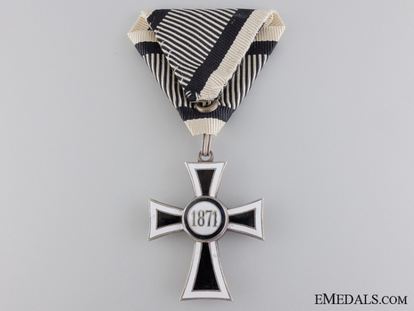 Marian Breast Cross (in silver) Reverse