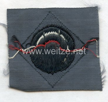 German Red Cross Cockade Cloth Insignia Reverse