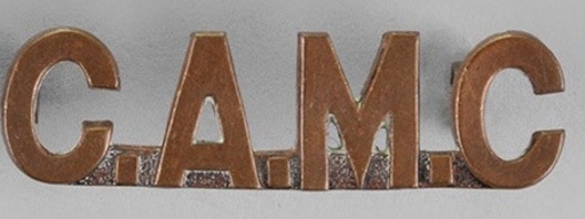 Army Medical Corps Other Ranks Shoulder Title Obverse