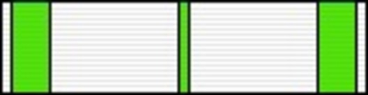 II Class Medal (for Scientific Research, 2000-) Ribbon