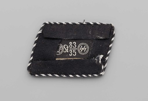 Allgemeine SS 20th Standarte Unit Collar Tab Reverse
