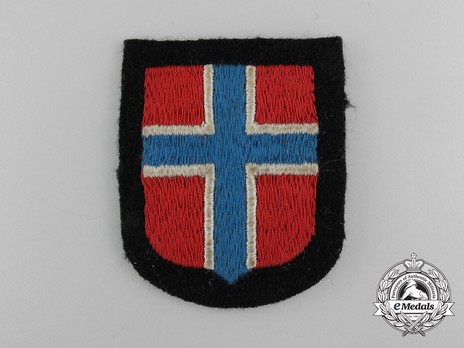 Waffen-SS Norwegian Volunteer Arm Shield Obverse