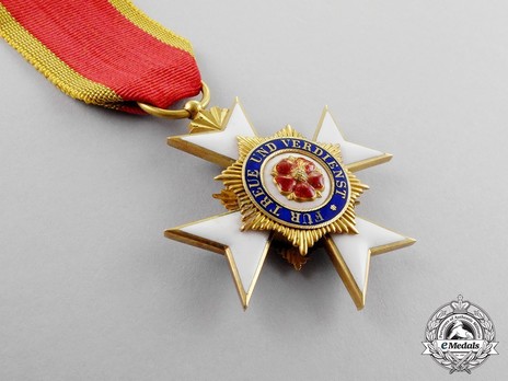 Princely House Order of Schaumburg-Lippe, III Class Cross (in gold) Obverse