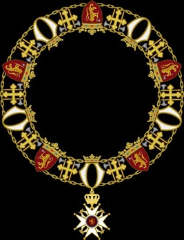 Order of St. Olav, Collar, Military Division (1906) Obverse