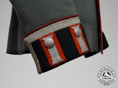 German Army Artillery & Ordnance NCO's Dress Tunic Cuff Detail
