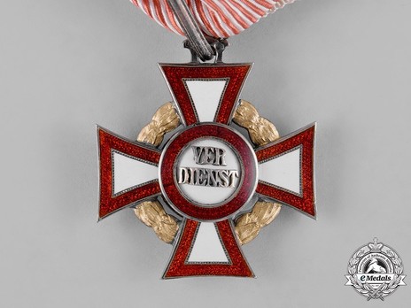 Military Merit Cross, Type II, Military Division, II Class Cross (with III Class War Decoration) 