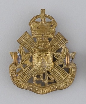 49th Infantry Regiment Other Ranks Collar Badge Reverse