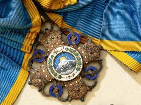 Order of Pahlavi, I Class Grand Collar Badge of Honour