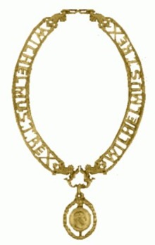 Wilhelm Order, Collar (in gold) Obverse