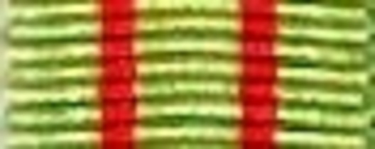Bronze Medal (for German Forced Labour Resisters,  stamped "J. WITTERWULGHE") Ribbon