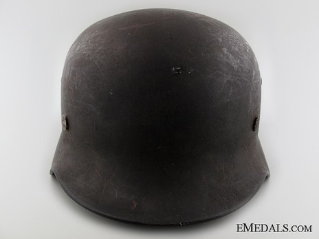 Waffen-SS Double Decal Steel Helmet M40 Front