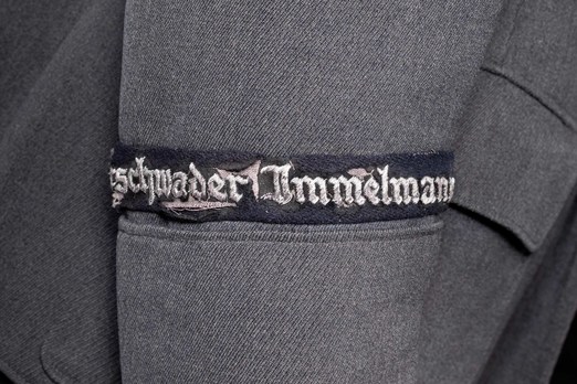 Luftwaffe Geschwader Immelmann Cuff Title (Officer version) Obverse