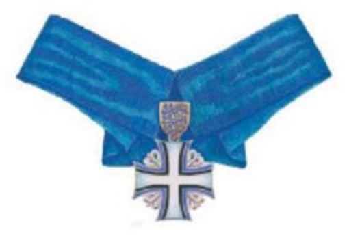 Order of the Cross of Terra Mariana, II Class Cross Obverse