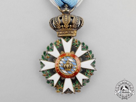 Merit Order of the Bavarian Crown, Knight's Cross (in silver gilt) Reverse