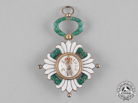 Order of the Yugoslav Crown, Knight's Cross Reverse