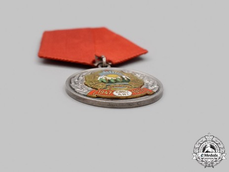 Medal of the 5th Anniversary of the Romanian People's Republic Side