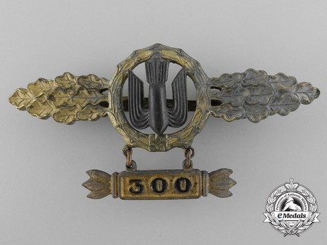 Bomber Clasp, in Gold (with "300" pendant) Obverse