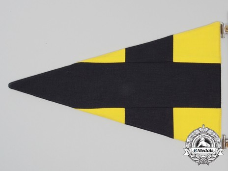 German Army Staff Flag for Battalions (Signals version) Reverse Detail