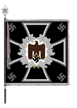 German Army General Army Unit Flag (Engineer Foot version) Obverse