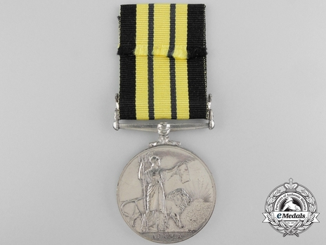 Silver Medal (with "KENYA" clasp) Reverse