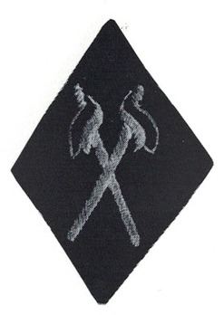 Allgemeine SS Mounted Unit Trade Insignia (NCO/EM version) Obverse
