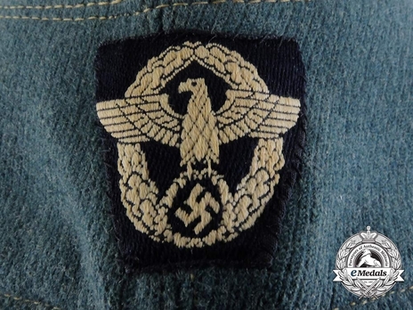German Police NCO/EM's Field Cap (2nd pattern) Cap Badge