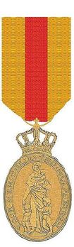 Medal for Charitable Assistance, Type III, (in Gold, 1912-2013)